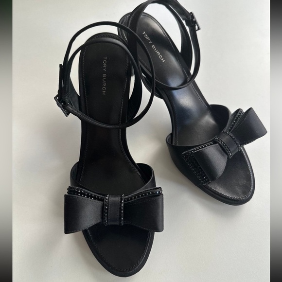 Tory Burch Satin Bow Sandal size 10.5 NWOT